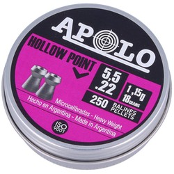 Śrut Apolo Hollow Point 5.5 mm, 250 szt. 1.15g/18.0gr (19701)
