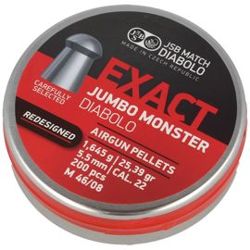 Śrut JSB Exact Jumbo Monster ReDesigned 5.52mm 200szt (546388-200)