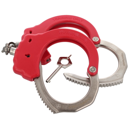 Kajdanki łańcuszkowe ASP Training Cuff Chain Red (07464)