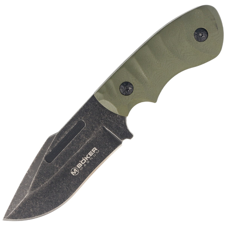 Nóż Böker Magnum Lil Giant Green G10, Stonewash 440A (02LG113)