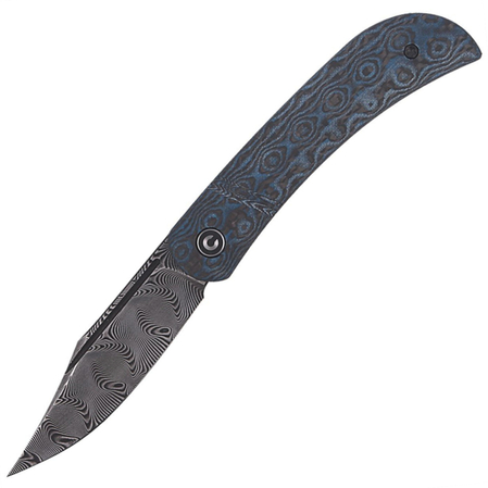 Nóż CIVIVI Appalachian Drifter Blue G10 / Rose Carbon Fiber, Black Damascus (C2015DS-2)
