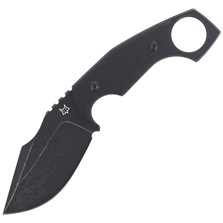 Nóż FOX Monkey Thumper Black G10, Black Stonewashed Niolox by Black Roc Knives (FX-633)