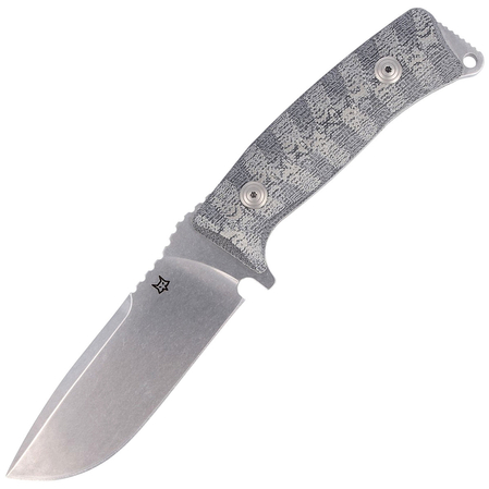 Nóż FOX Pro Hunter Black Micarta, Stone Washed (FX-131 MBSW)