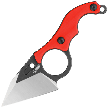 Nóż Kubey Knife Hippocam Red G10, Two Tone D2 (KU166D)