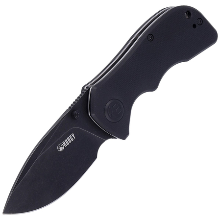 Nóż Kubey Knife Karaji, Black G10, Dark Stonewashed D2 (KU180F)