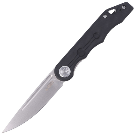Nóż Kubey Knife Mizo, Black G10, Satin 14C28N by Tiguass (KU2101A)
