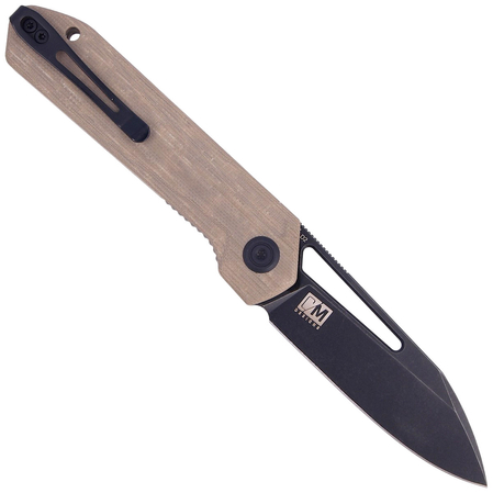 Nóż Kubey Knife Royal, Tan G10, Dark Stonewashed D2 (KU321E)