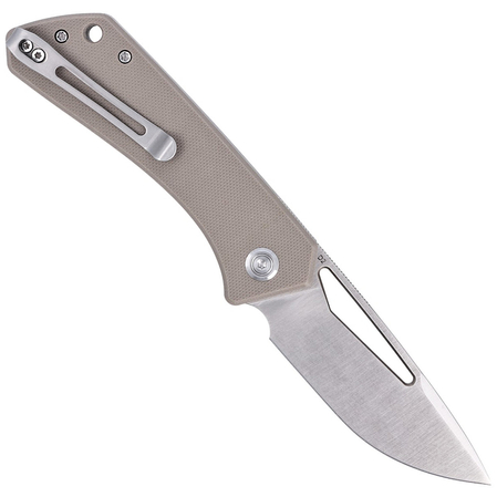 Nóż Kubey Knife Thalia, Tan G10, Satin D2 (KU331F)