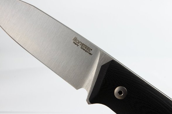Nóż LionSteel Bushcraft G10 Black, Satin Blade (B35 GBK)