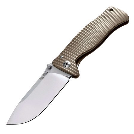 Nóż LionSteel SR2 Titanium Bronze, Satin Blade (SR2 B)