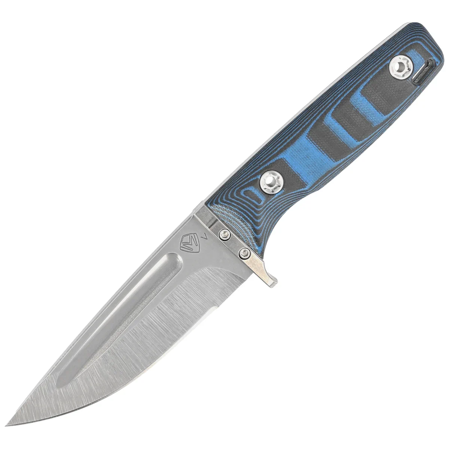 Nóż Medford The Deep Tumbled, Black/Blue G10, PVD HW, 20CV (MK116VTQ-12KB-SPQ3-Q4)