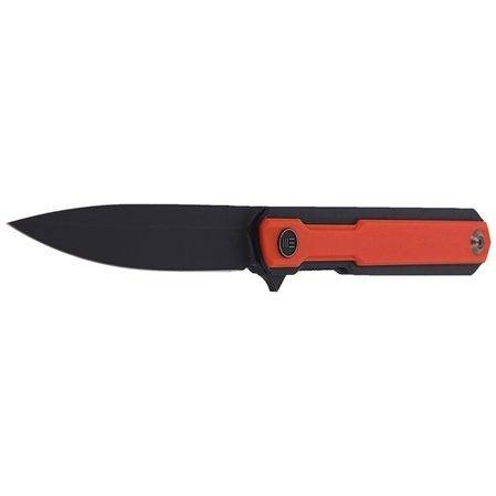 Nóż WE Knife Peer Black Ti / Orange G10, Black Stonewashed by Ostap Hel (2015B)