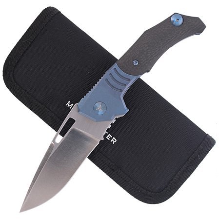 Nóż WE Knife STIXX Blue Ti, Satin Blade by Willumsen (817A)