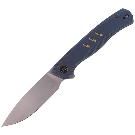 Nóż WE Knife Seer LE No 142/610 Blue Titanium, Rubber Silver CPM 20CV (WE20015-2)