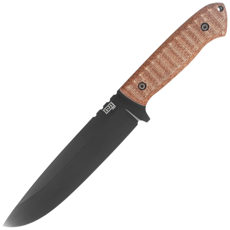 Nóż Za-Pas Expendable Brown Toxic Micarta, Black Cerakote NMV (EXT-CE-M-BR)