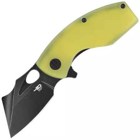 Nóż składany Bestech Lizard Lime Green G10, Black Stonewashed D2 (BG39F)