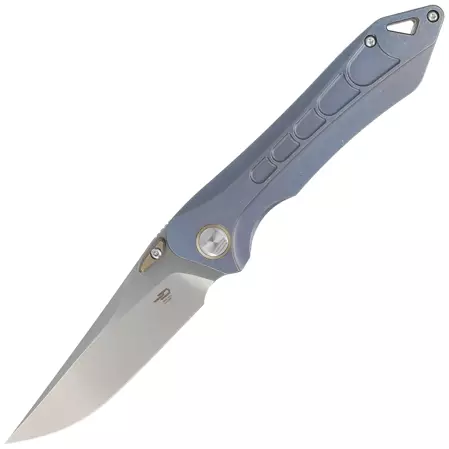 Nóż składany Bestech Supersonic Blue Titanium, Stonewashed / Satin CPM S35VN (BT1908B)