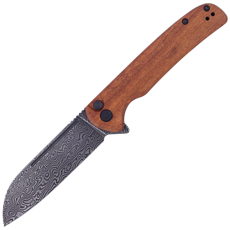 Nóż składany CIVIVI Chevalier Cuibourtia Wood, Black Damascus (C20022-DS1)