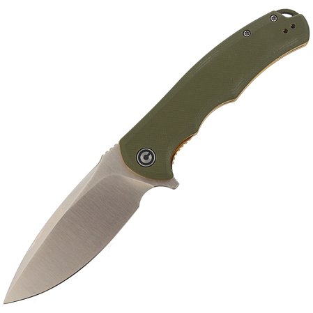 Nóż składany Civivi Praxis Green G10, Satin 9Cr18MoV (C803A)