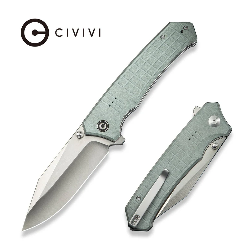 Nóż składany Civivi Tacticorix Gray Shredded G10, Satin Nitro-V (C23055-3)