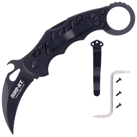 Nóż składany FOX Folding Karambit Emerson Opener G10 Black (FX-599 XT)