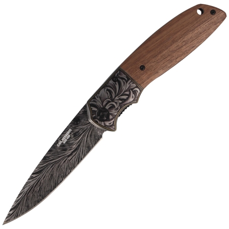 Nóż składany Herbertz CJH Walnut Wood, Dark Blade (44089 - 584812)