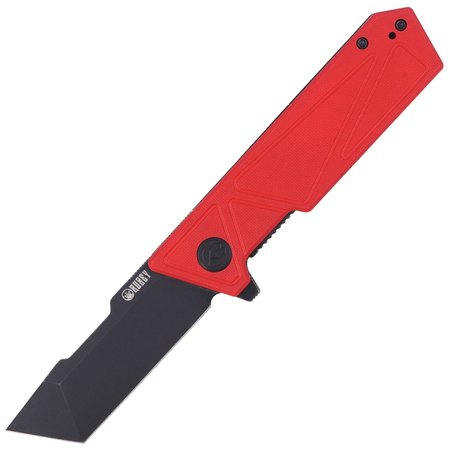 Nóż składany Kubey Avenger Outdoor Red G10, Dark Stonewashed D2 (KU104D)