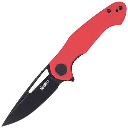 Nóż składany Kubey Dugu Red G10, Dark Stonewashed 14C28N (KU210F)