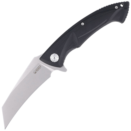 Nóż składany Kubey Knife Anteater, Black G10, Sandblast D2 (KU212A)