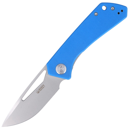 Nóż składany Kubey Thalia Blue G10, Bead Blasted D2 (KU331B)