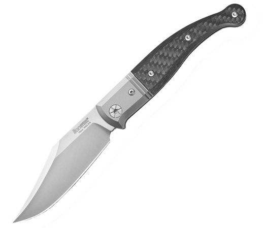 Nóż składany LionSteel Gitano Carbon Fibre, Satin Blade (GT01 CF)