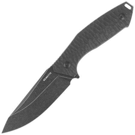 Nóż składany Remette Allosaurus Black G10, Black Stonewashed D2 (RT-FB1)