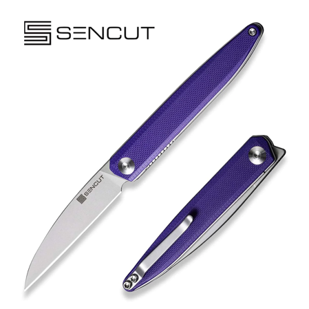 Nóż składany Sencut Jubil Purple G10, Stonewashed D2 (S20029-1)