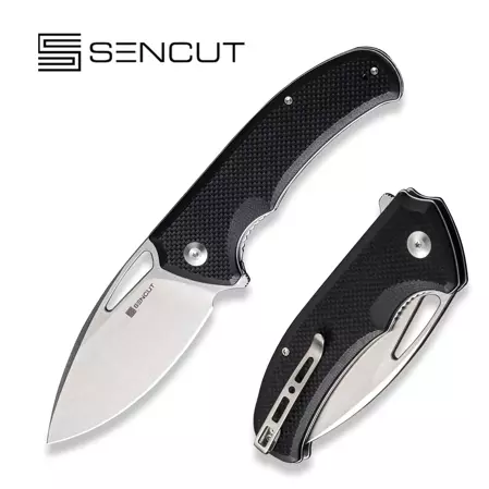 Nóż składany Sencut Phantara Black Coarse G10, Stonewashed 9Cr18MoV (S23014-1)