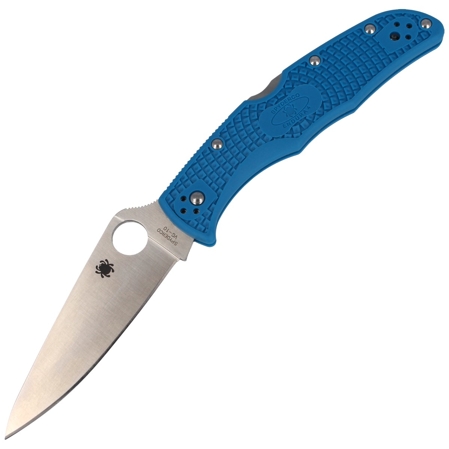 Nóż składany Spyderco Endura 4 FRN Blue Flat Ground Plain (C10FPBL)