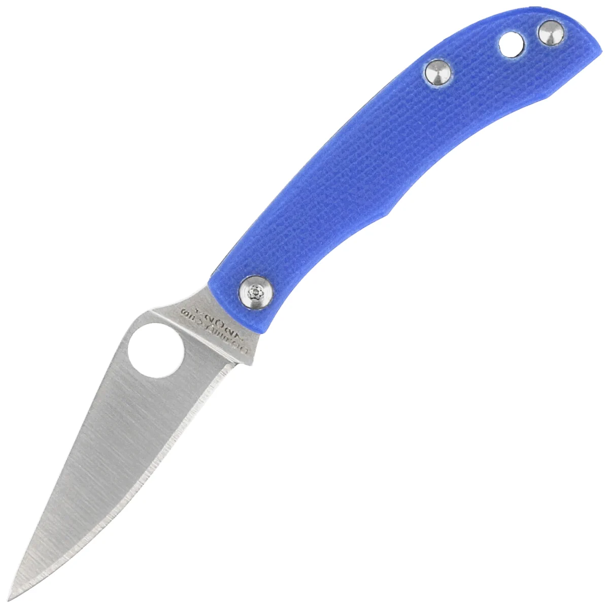 Nóż składany Spyderco Honeybee Blue G10, Satin 12C27 (C137GBLP)