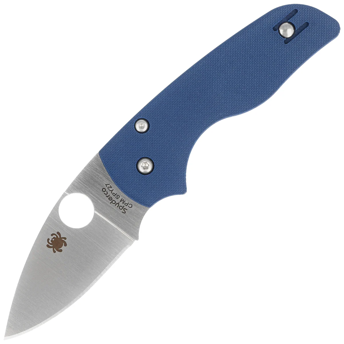 Nóż składany Spyderco Lil' Native Cobalt Blue G10, Satin CPM SPY27 by Eric Glesser (C230GPCBL)