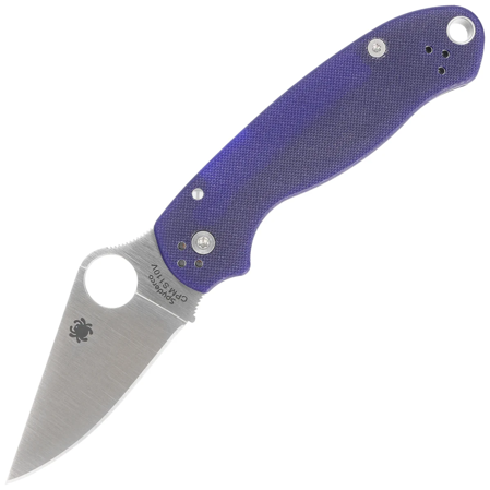 Nóż składany Spyderco Para 3 Cobalt Blue G10, Satin CPM SPY27 by Sal, Eric Glesser (C223GPCBL)