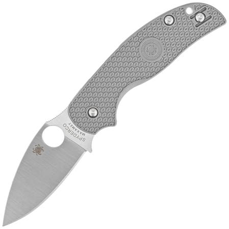 Nóż składany Spyderco Sage 5 Grey FRN, Satin Maxamet by Sal Glesser (C123PGY)