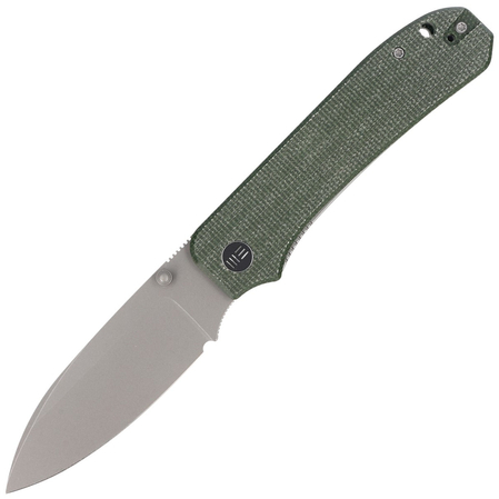 Nóż składany WE Knife Big Banter Green Micarta, Gray Stonewashed CPM 20CV by Ben Petersen (WE21045-2)