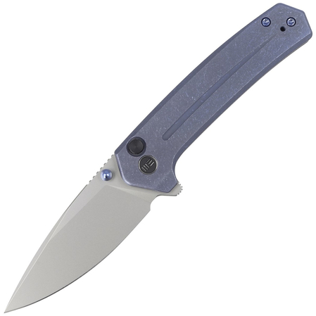 Nóż składany WE Knife Culex Blue Titanium, Silver Bead Blasted CPM 20CV (WE21026B-4)