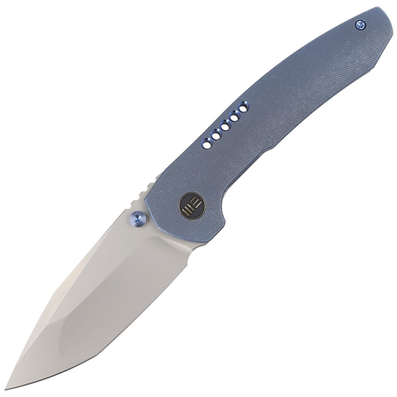 Nóż składany WE Knife Trogon Blue Titanium, Silver Bead Blasted CPM 20CV by Brian Brown (WE22002B-1)