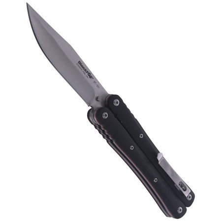 Nóż składany motylek BlackFox Balisong G10, Satin (BF-501)