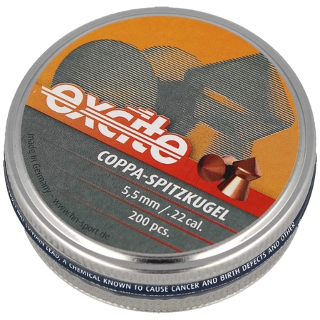 Śrut H&N Excite Coppa-Spitzkugel 5.5mm, 200szt (98815500033)