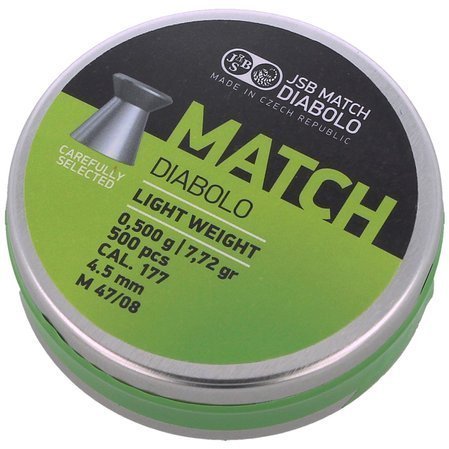 Śrut JSB Green Match Light Weight 4.51mm 0.500g (000006-500-5)