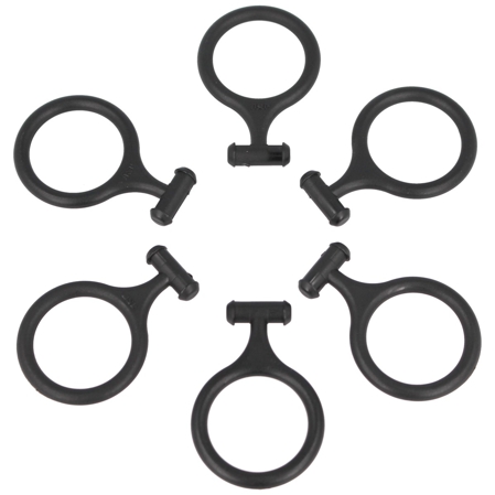 Uchwyty ASP Tri-Fold Rings do kajdanek jednorazowych 6szt (56215)