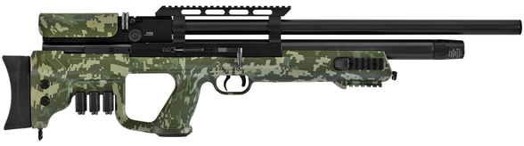 Wiatrówka PCP Hatsan Gladius M2 Camo, tłumik QE 4.5 mm