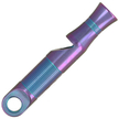 Gwizdek sygnalizacyjny We Knife Purple Titanium z linką Paracord (A-05AP)