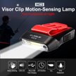 Latarka z sensorem Klarus 100lm, 500mAh Visor Clip Motion Lamp White/Red LED (HC3)