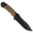 Nóż Herbertz Solingen Hit Coyote Brown Plastic / Rubber, Black Blade (585412)